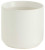 AD * Kendall Pot 4.75"Wx4.5"H White