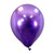 NAT * 12" Chrome Balloon Purple