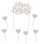 BEI *  Hap Birthday Cake Topper Silver