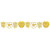 BEI *  Foil Die Cut Floral Streamer