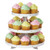 WIL *  Cupcake Stand 3 tier White