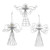 KA * 4.7" Wire Angel Hanging Orna