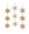 KA * 8.2" Snowflake Gold/Clear