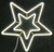 HOF * 24" Neon Double Star Light