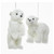 KA * 4" Furry Polar Bear Ornament