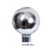 NIC *  25mm Glass Ball Silver