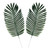 BEI *  Fabric Fern Palm Leaves 2/Pkg