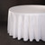 NAT * 96" Round Tablecover White