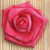 NAT * 2.5" Foam Flower Fuchsia