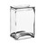 SYN * 4"x3" Rectangle Vase Clear