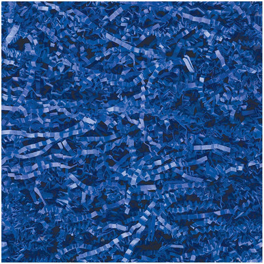 Royal Blue Crinkle Paper Shreds 2oz