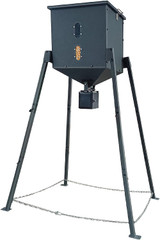 VENATIC Wildlife Game Feeder, 30-Gallon Capacity Feeder with Digital Timer, Two Adjustable Heights from 52.3" to 71.3"