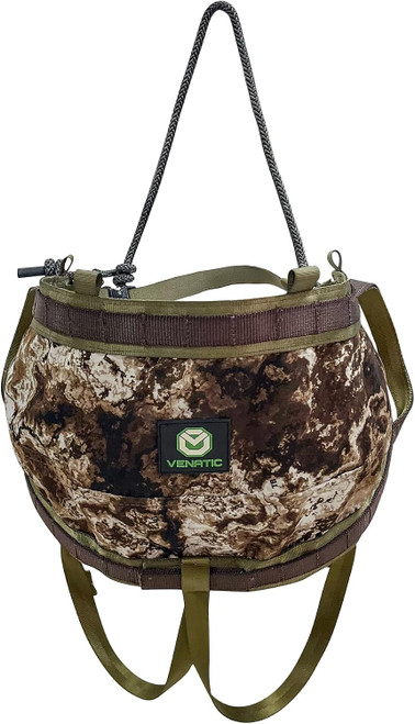 VENATIC Hunting Saddle for Tree Hunting, Lightweight Tree Saddle with Adjustable Straps and Camouflage Design, Comfortable Hunting Harness for Deer Hunting and Outdoor Hunting Gear