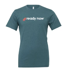 Ready Now Recovery Bella Canvas© Jersey Tee, Deep Teal