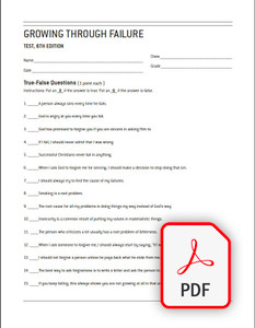Growing Through Failure: Test (PDF) Growing Through Failure: Test (PDF)