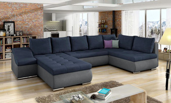 Coventry U shaped sofa bed with storage S76/S93