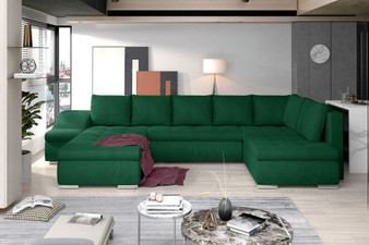 Coventry U shaped sofa bed with storage M37