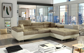 Derby corner sofa bed with storage B03/S33