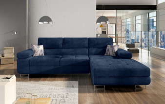 Derby corner sofa bed with storage K09/B80