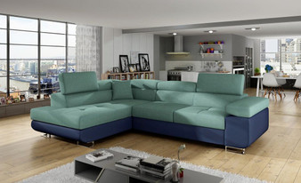 Nottingham corner sofa bed with storage O83/S09