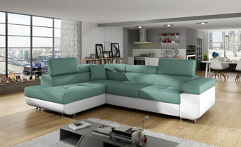 Nottingham corner sofa bed with storage O83/S17