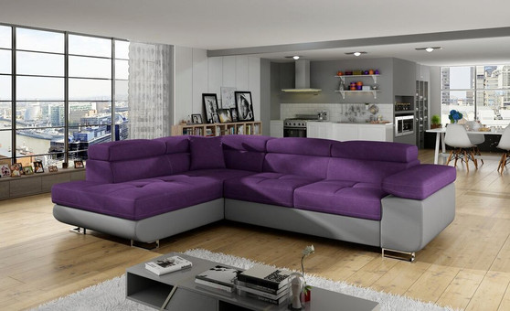 Nottingham corner sofa bed with storage O65/S29
