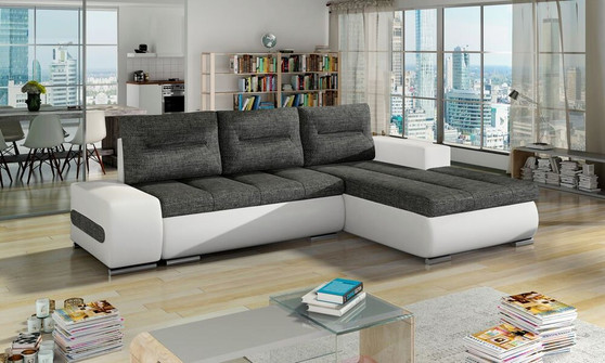 Reading corner sofa bed with storage S05/S17