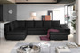Coventry U shaped sofa bed with storage S11