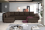 Coventry U shaped sofa bed with storage D28