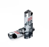 Black and white disposable lighter inspired by the Heated Rivalry hockey romance TV series.