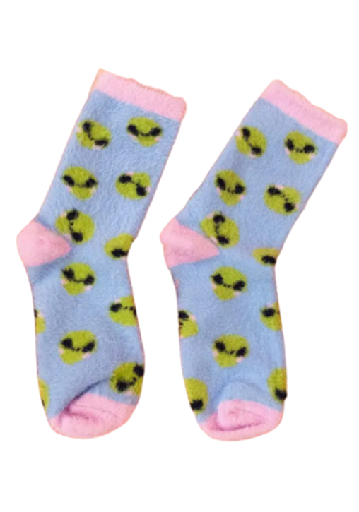 Alien Fuzzy Socks Alien Fuzzy Socks