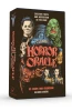 Classic Horror Oracle black card box by Ricardo Diseño, featuring illustrated portraits of Michael Myers, the Creature from the Black Lagoon, Freddy Krueger, and the twins from The Shining.