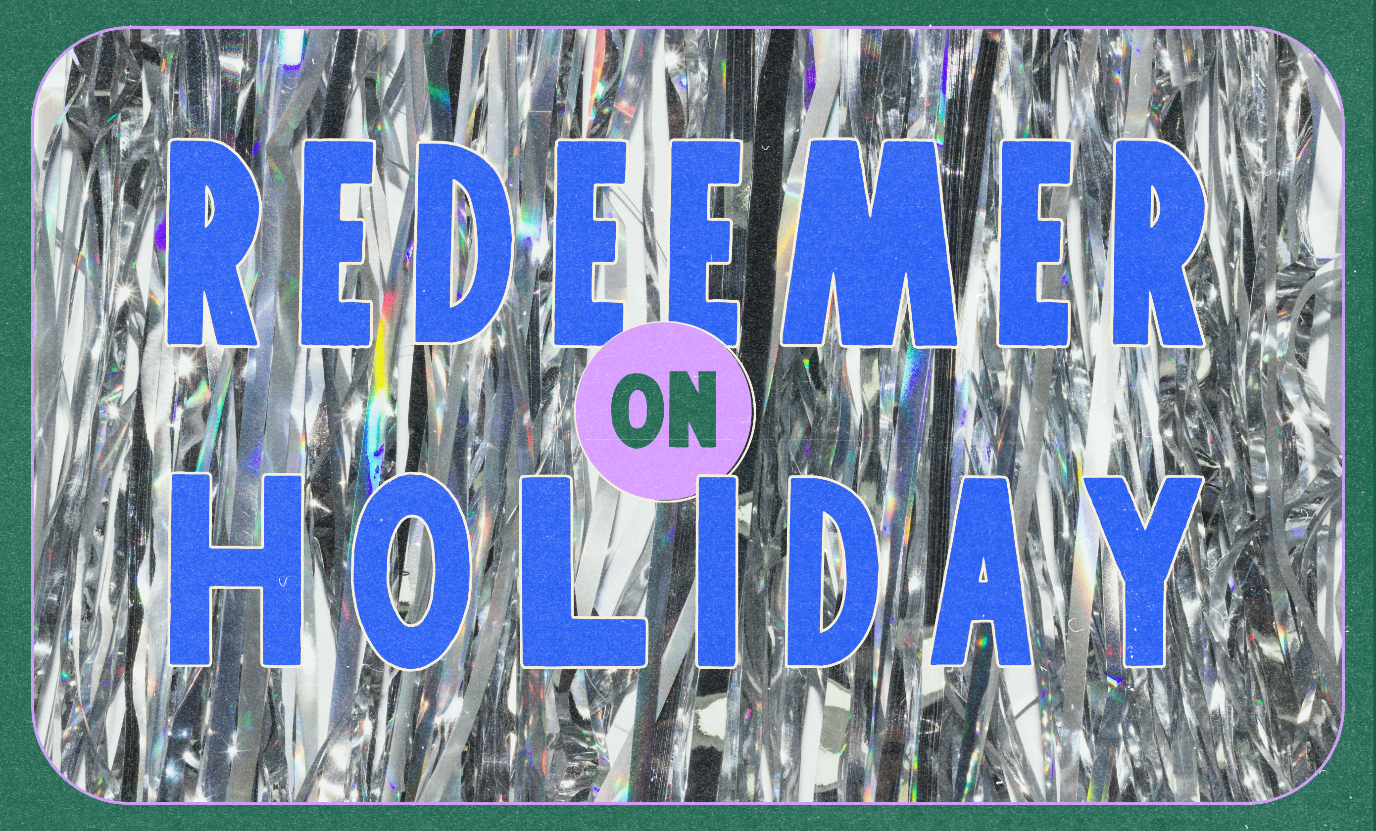 Redeemer Small Batch hemp gummies collage with Blood Orange THC + CBG gummies and Watermelon CBD gummies, tropical fruit, palm leaves, and surfers — a bold summer scene from Austin’s hemp brand that tastes like summer.