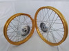 Wheel Set Billet Maico 76-81 & 83-85 Silver Hubs
