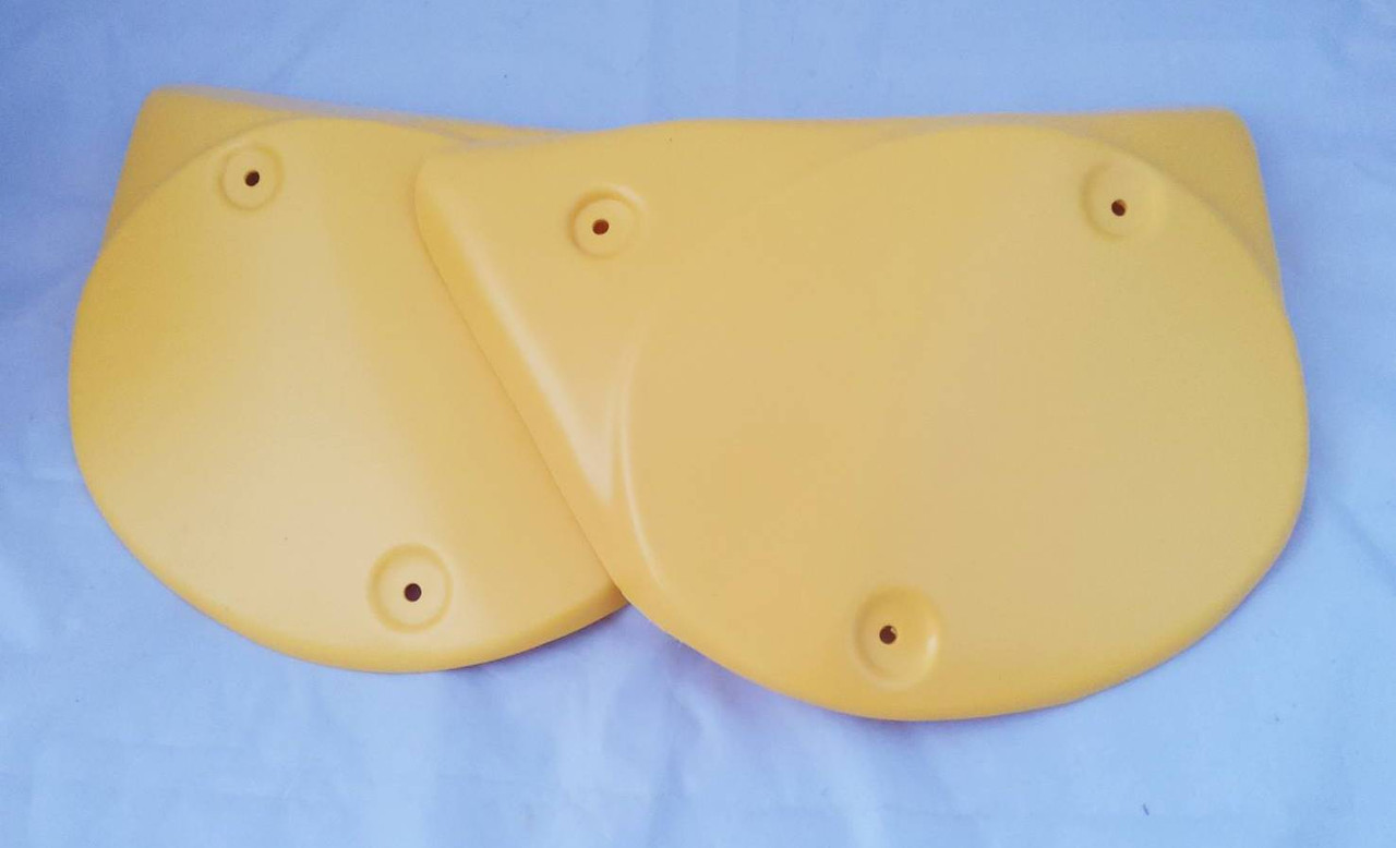 Side Panel Set Maico 1976-77 (pair) Satin Yellow (semi-gloss)