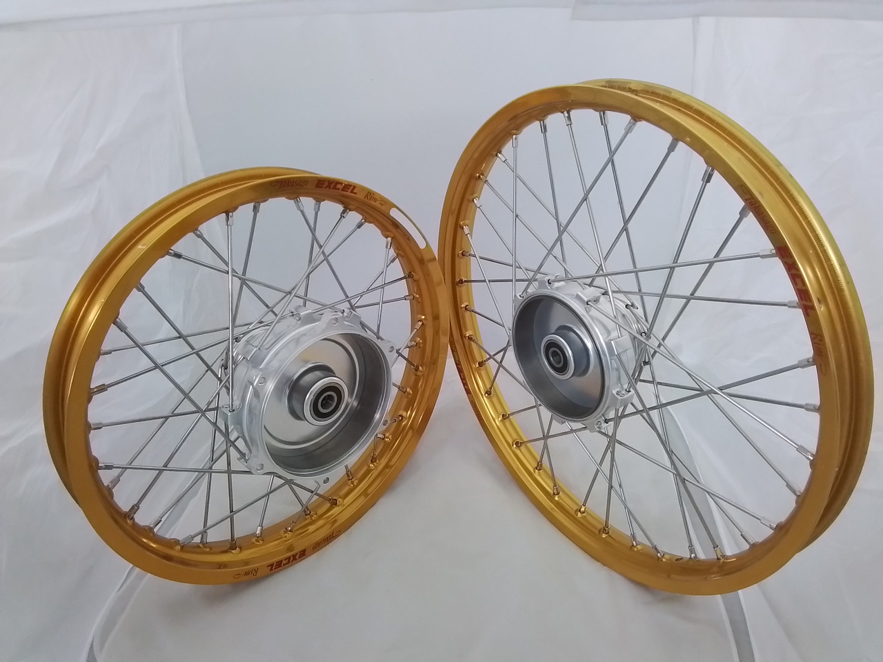 Wheel Set Billet Maico 76-81 & 83-85 Silver Hubs