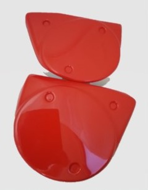 Side Panel Set Maico 76-77 All Models Red Smooth High Gloss