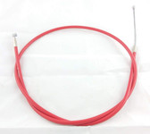 Front Brake Cable Maico 80-84 Enduro Red (with headlamp fitted)