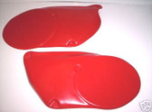 Side Panel Set Maico 78 FIM (long) Maico semi gloss Red