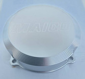 Ignition Cover Billet Alloy Maico 78-86 Silver with "MAICO" Logo.