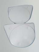 Side Panel Set Maico 76-77 All Models White Smooth High Gloss