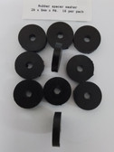 Rubber Mounting Washers 25x5xM6 (Pkt 10 pcs)