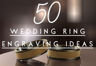 50 Unique & Romantic Wedding Ring Engraving Ideas!