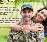 Engrave your Appreciation this Memorial Day 2017