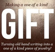 Personalized Handwritten Jewelry and Gifts