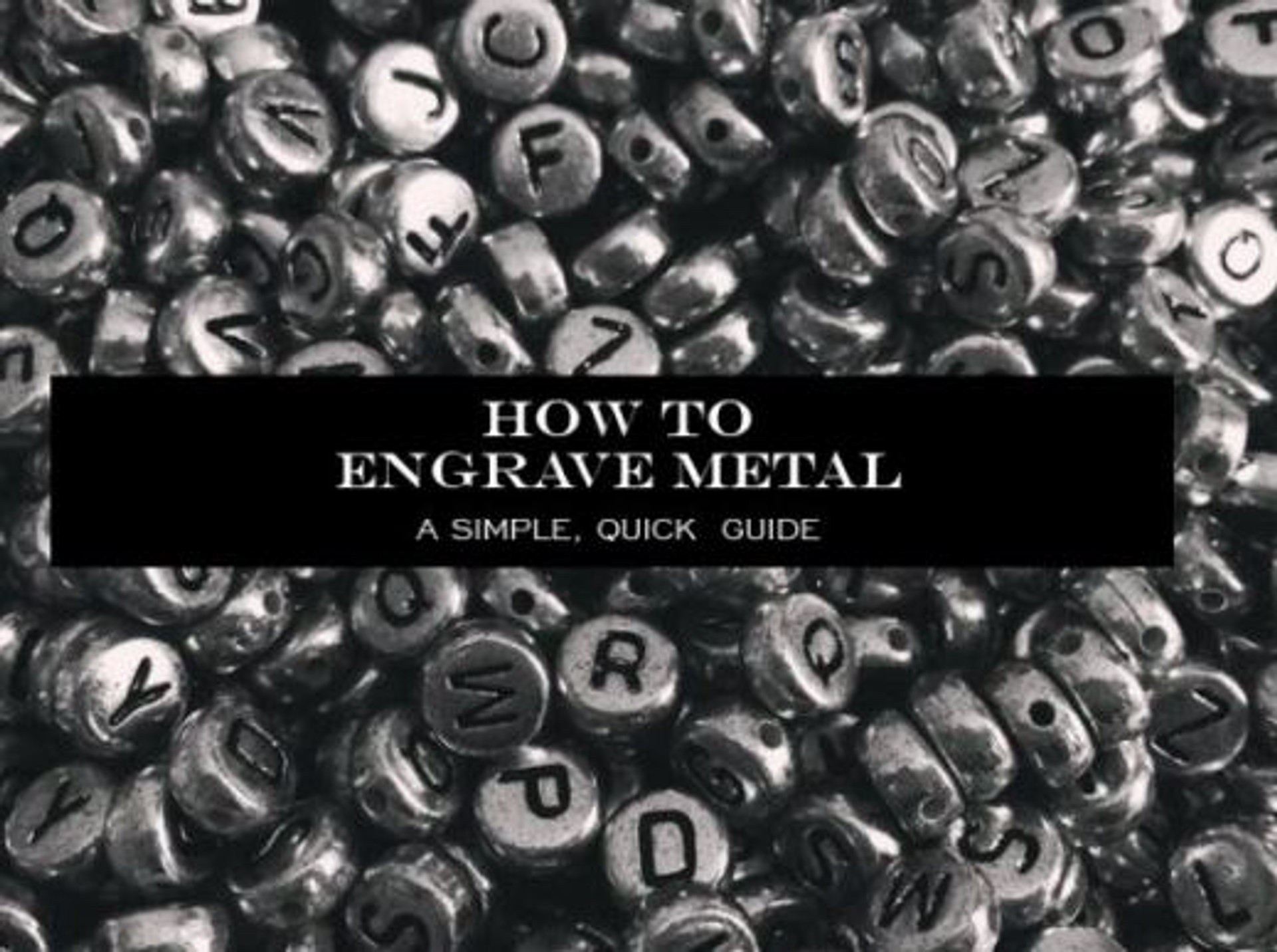 How to Engrave Metal for Jewelry Making & More Thoughtful Impressions