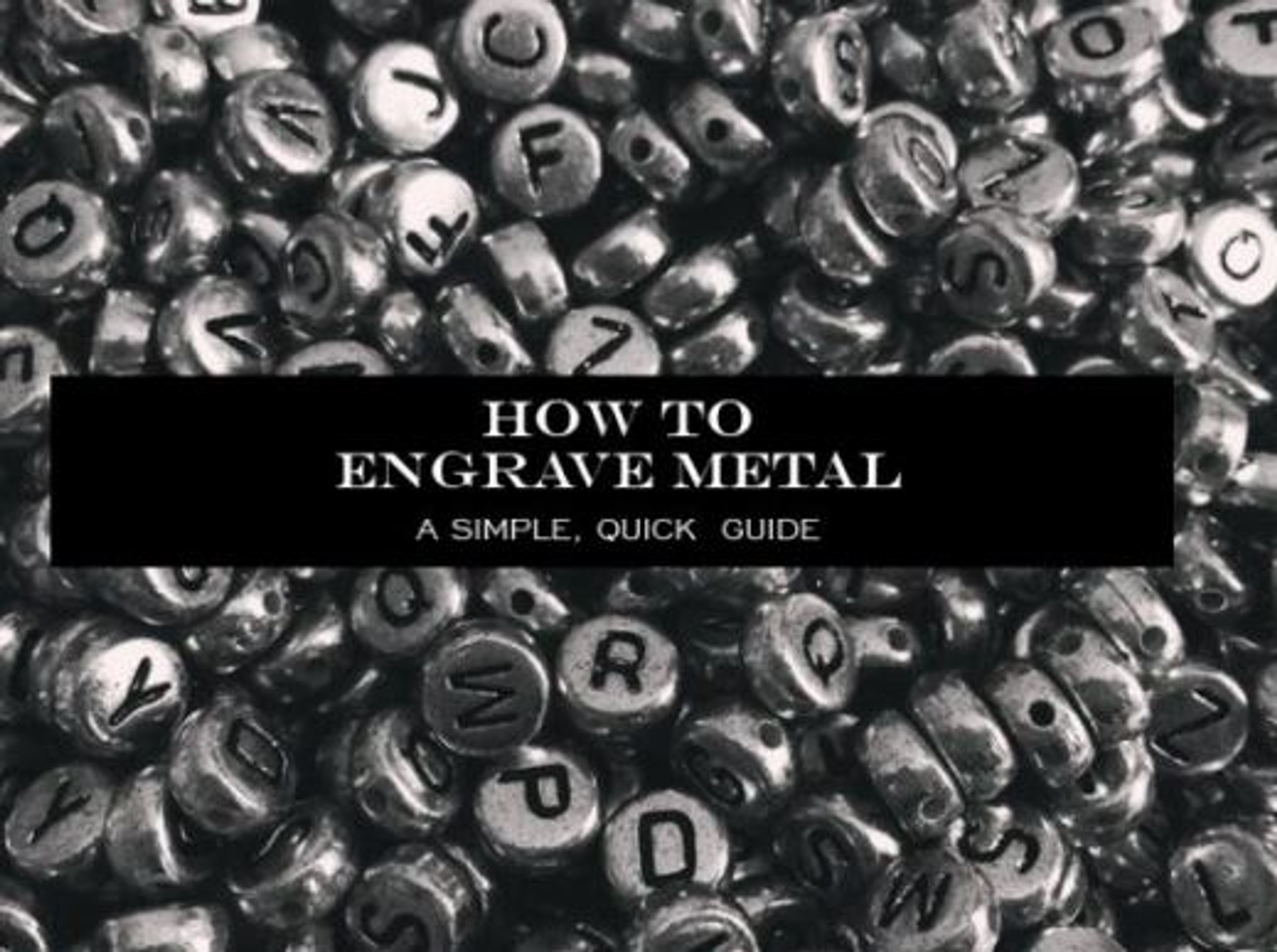How to Engrave Metal for Jewelry Making & More Thoughtful Impressions
