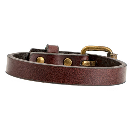 Buckle Up Brown Leather Bracelets