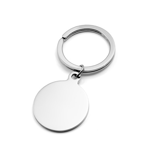 Round Charm Keychain