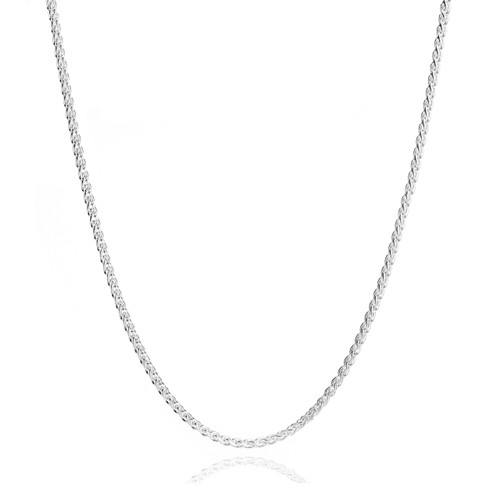 1.5mm Sterling Silver Spiga Chain 18 inch